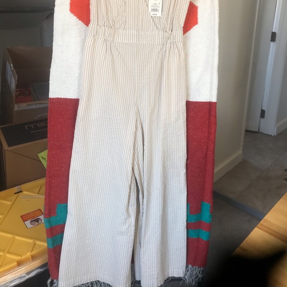 Striped jumpsuit - Picture 2 of 3